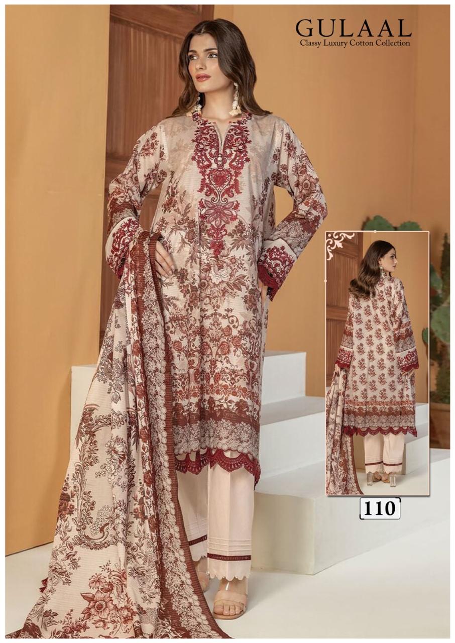 Gulaal Classy Luxury Cotton Collection Vol 11 Pakistani Dress Material Wholesale Online
